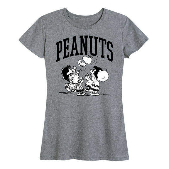 Peanuts - Collegiate Art - Women's Short Sleeve Graphic T-Shirt