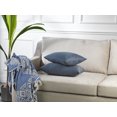 thumbnail image 6 of 3S Brother's Solid Color Cushion Cover Velvet Look Home Décor Throw Pillow Case with Invisible Zipper Set of 2 Pieces for Chair Couch Bedroom & Livingroom Décor Pillowcase - Sky Blue 12"x20" Each, 6 of 9
