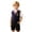 Blue, variant on Boys Sweater Vest V Neck Cable Knit Sweater Vest Striped Rib Trim Crest Badge Embroidery Sleeveless Uniform Layering Top Back to School Casual Daily Outfit 1-7 Years