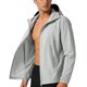 thumbnail image 1 of Mens Manga Larga Color Sólido con Capucha Cremallera Cardigan Hielo Seda Fina Chaqueta Protectora Solar para Uso Diario Al Aire Libre, 1 of 9