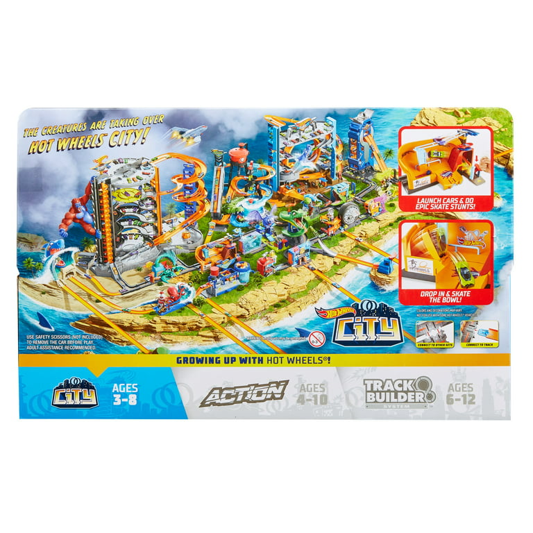Hot Wheels City Super Sets Super Bank Blast-Out Play Set Assortment 4  Levels Connection System Ages 3 Years to 8