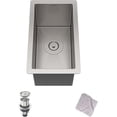 thumbnail image 4 of Undermount Sink， Single Bowl Kitchen Sink Undermount Stainless Steel Kitchen Sink  Bar or Prep Kitchen Sink, 4 of 5
