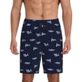 thumbnail image 1 of Fotbe Cute Shark Pantalones Cortos de Pijama para Hombre, Ropa de Dormir, Pantalones de Pijama Cortos para Hombre-XX-Large, 1 of 6