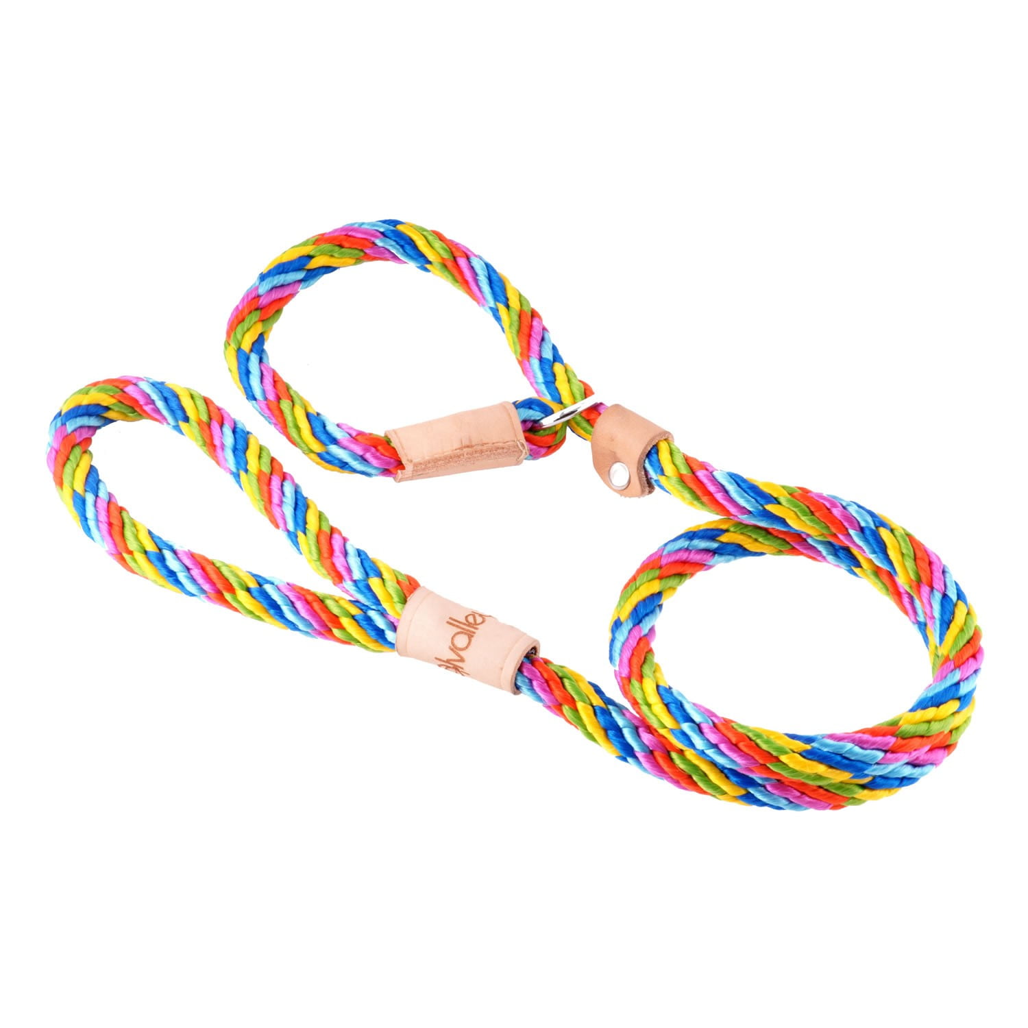 Alvalley Rope Dog Leashes with Stopper Slip Leads Soft Braided No