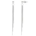 thumbnail image 2 of Lancharmed Womens Earrings Tassel White Butterfly White Gold Plated Earrings Gifts for Women, 2 of 8