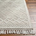 thumbnail image 3 of Hauteloom Fuji Recycled Material Living Room, Bedroom Area Rug - Bohemian, Transitional - White, Medium Gray, Light Brown - 8' x 10', 3 of 6