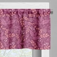 thumbnail image 3 of Ambesonne Floral Vintage Window Valance, Berries Garden Art, 54" X 18", Dark Magenta Coral, 3 of 5