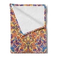 thumbnail image 2 of Mandala Soft Flannel Fleece Throw Blanket, Floral Pattern with Symmetrical Elements Design Eastern, Cozy Plush for Indoor and Outdoor Use, 50" x 70", Multicolor, by Ambesonne, 2 of 5
