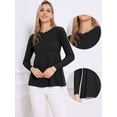 thumbnail image 2 of DARING DIVA Women's Crewneck Long Sleeve Stretchy Pullover Sweaters XL Black, 2 of 6