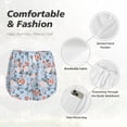 thumbnail image 6 of Lsque Rose Flowers Printed Women's Running Shorts with Liner Pockets,Elastic Quick Dry Workout Athletic Gym Yoga Shorts,Womens High Waist Shorts-Large, 6 of 9
