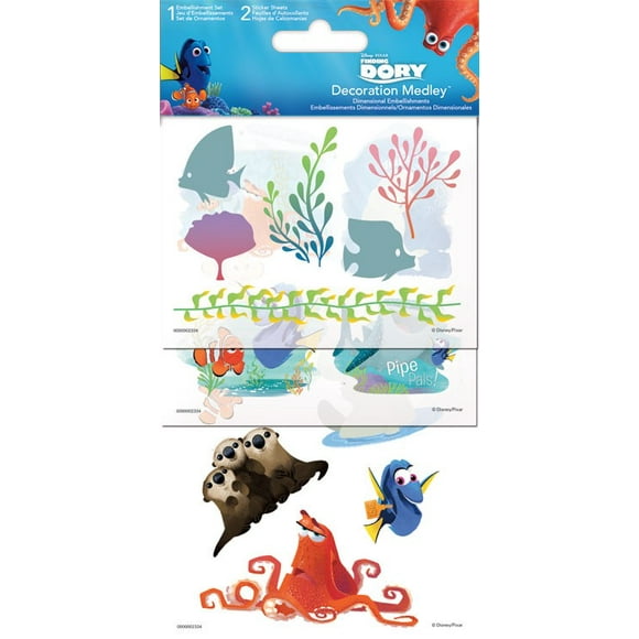 Sticker Decoration Medley - Finding Dory - Games Toys Set Pack sc5077
