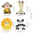 thumbnail image 2 of Houderco 4Ud Adornos Para Pasteles Fiesta Cumpleaños Con Animales Selva Color Surtido Para Decorar, 2 of 5