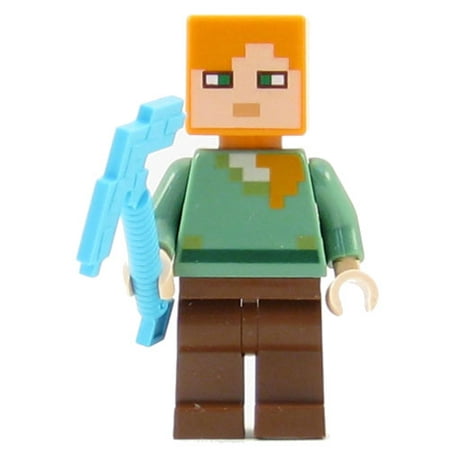 LEGO Minifigure - Minecraft - ALEX with Diamond