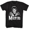 thumbnail image 1 of Misfits Skull Crossed Arms Black Adult T-Shirt Lt, 1 of 2