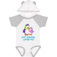 thumbnail image 3 of Inktastic My Nana Loves Me Cute Penguins Girls Baby Bodysuit, 3 of 5