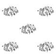 thumbnail image 1 of bedienty 100 Sets Ear Stud Tray Making Findings Earrings Stoppers Bottom Craft Hypoallergenic Earring Accessory Adults Using Steel Color/ 12mm 5Set, 1 of 6