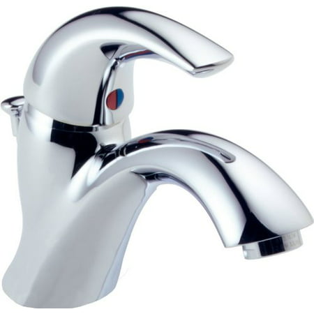 Delta Faucet Classic Single Handle Bathroom Faucet With Drain
