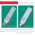 thumbnail image 2 of Resalte el enchufe horizontal LED de aleación de aluminio G24G23, tubo de enchufe 220V110V, protección para los ojos, tornillo E27, burbuja de maíz, 2 of 3
