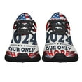 thumbnail image 5 of Jesus2024 Our Only Hope American flag Shoes Sneakers Black Size 8, 5 of 7