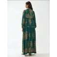 thumbnail image 4 of Printed Long Sleeve Viscose Maxi Dress, 4 of 7