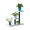 White, variant on chaungfeng 3-layer Indoor Flower Rack, Used for Various Plant Flower Racks, Stepped Balcony Flower Racks for Courtyards, Gardens, Living Rooms, Balconies, Bedrooms (Yellow Shelf)