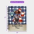 thumbnail image 5 of Patriotic German Shorthaired Pointer 4th of July Independence Paws Spiral Bound Journal GSP Lover Dog Gift 5x7in Spiral Notebook - 02010, 5 of 5