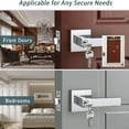 Interior Door Handles with Lock Chrome Bedroom Door Locks Heavy Duty Privacy Door Handle Locks