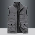 thumbnail image 2 of Dovford Men's Lightweight Softshell Vest Outdoor Quilted Vest Sleeveless Jacket for Travel Hiking Golf, 2 of 4