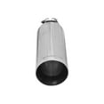 thumbnail image 3 of Flowmaster 15397 Exhaust Tip - 3.50 in. Angle Cut Polished SS Fits 2.50 in. Tubing - Clamp on, 3 of 3