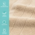thumbnail image 2 of Arkwright Home Family Essentials Washcloths (Pack of 12), 12x12, Cotton, Beige, 2 of 8
