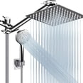 thumbnail image 1 of Regaderas para Baño, 8'' Cabezal de Ducha y 5 Modo de Shower Head Fijas, Regadera Cuadrada de para Baño Alta Presion Modernas con 1.5 m Telefono y Tubo de Extensión, 1 of 8