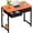 Orange, variant on 32 Inch Small Computer Desk with 2 Drawers for Bedroom Study Writing Home Office Table for Small Spaces