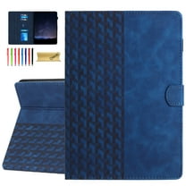 Dteck Folio Case for Samsung Galaxy Tab A9 Plus 11 Inch, Embossed PU Leather Flip Stand Protective Cover for Samsung Galaxy Tab A9 Plus / A9 ,Blue