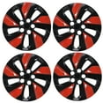 thumbnail image 3 of 16" Set of 4 Hubcaps Full Rim Wheel Covers Hubcaps for 2019-2025 Nissan Altima (16-inch,Black Lacquer & Red Lacquer), 3 of 13