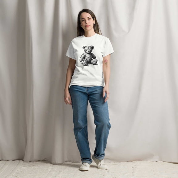 Women's Graphic T-Shirt - Teddy Bear | Bold and Inspiring Style