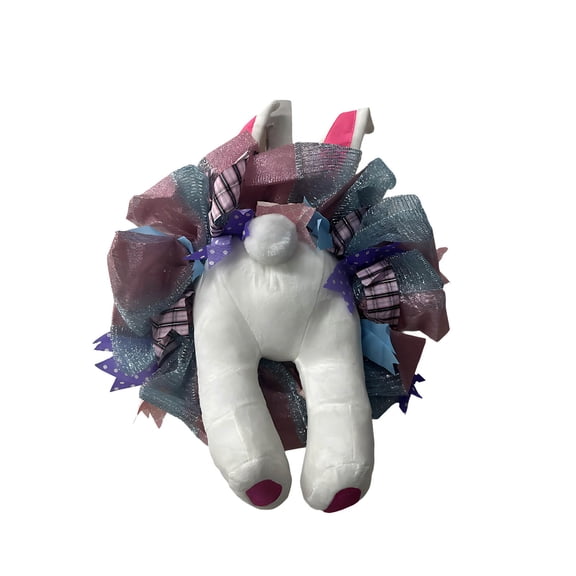 Sktrjpolfis Easter Bunny Butt Ear Wreath Cute Cloth Wreath Indoor Outdoor Home Decor