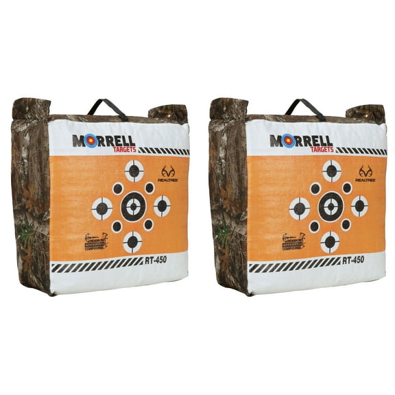 Morrell Targets 2 Sided Archery Bag Target, Edge Camouflage, 2 Pack