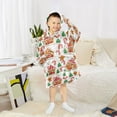 thumbnail image 6 of joogoo Wearable Blanket Hoodie for Gingerbread Christmas Flannel Sherpa Pocket 3-14 YR S, 6 of 7