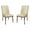 Beige, variant on AFO Modern Upholstered Dining Chairs Set of 2,Fabric Chairs with Wooden Legs for Home or Cafe, Beige