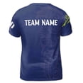 thumbnail image 3 of Custom Name Pickleball Team Name Tribal Tattoo Dark Blue Men's T-shirt S-5XL, 3 of 4