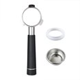 thumbnail image 1 of 54mm 3 Ears Bottomless Portafilter with Alloy Handle Stainless Steel, 1 of 8