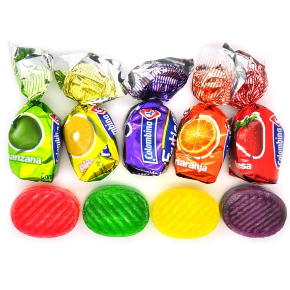 SweetGourmet Fancy Fruit Filled Assortment | Colombina Sweet Delights Hard Candy Bulk | 2 Pounds