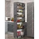 thumbnail image 2 of Estante de almacenamiento de grietas, cocina, refrigerador, estante de huecos, gabinete lateral estrecho, Tirador Lateral de gran capacidad y movible, 2 of 4