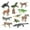 Style H, variant on Kokiya 12 Pieces Wildlife Animals Figurines Animals Figures Toys for Party Favors Party H