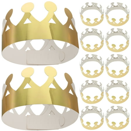 12 Pcs Crown Party Hats Children Birthday Celebration Cute Design