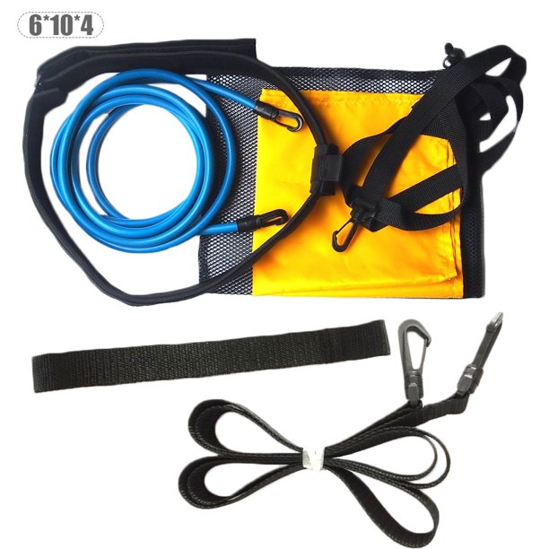 Swimming Resistance Training Belt Set Resistance Parachute Elastic Rope