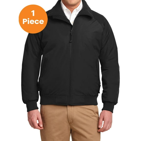 Port Authority TLJ754 Tall Challenger Jacket, True Black/ True Black, 3XLT, Mens Fleece Jackets