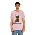 thumbnail image 4 of DJ Doberman Musician Dog Funny Unisex Jersey Short Sleeve Tee, 4 of 10