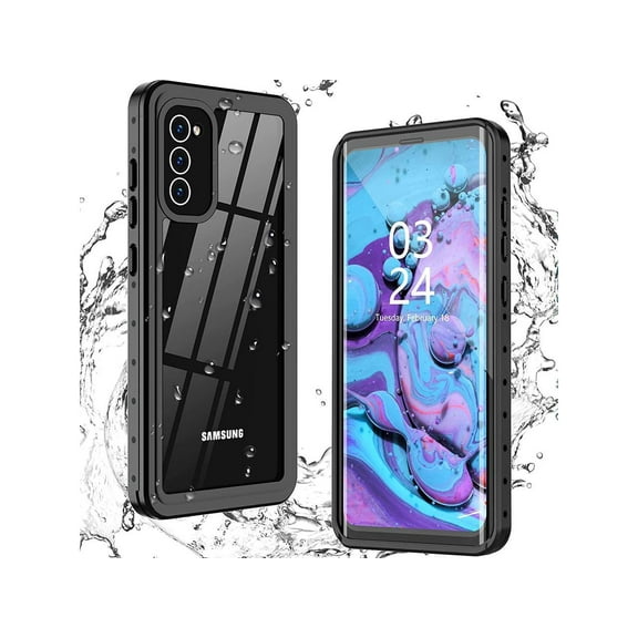 For Samsung Galaxy S20 Case Waterproof, Built-in Screen Protector Full Body Protective Shockproof IP68 Underwater Clear Phone Case for Galaxy S20 6.2 inch