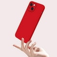 thumbnail image 5 of for iPhone 13 Case for Women with Full Camera Lens Protection, Silicone Girly Cute Side Soft Ultra Slim Shockproof Protective Lightweight Phone Cover for iPhone 13, Red, 5 of 9